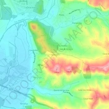 Varatojo topographic map, elevation, terrain