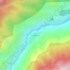 Incachaca topographic map, elevation, terrain