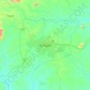 Nampula topographic map, elevation, terrain