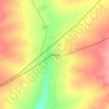 Mokwa topographic map, elevation, terrain