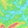 Flipping topographic map, elevation, terrain