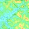 Niwanthidiya topographic map, elevation, terrain
