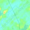 Melrude topographic map, elevation, terrain