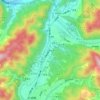 Jiuliaokengwei topographic map, elevation, terrain