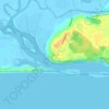 Marlo topographic map, elevation, terrain