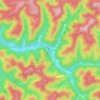 Coalwood topographic map, elevation, terrain