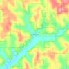Youngs Creek topographic map, elevation, terrain