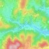 Vaumignon topographic map, elevation, terrain