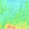 Langley Green topographic map, elevation, terrain