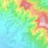 Cecina topographic map, elevation, terrain