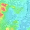 La Grange Rouge topographic map, elevation, terrain