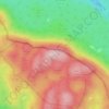 Monte Lanaro topographic map, elevation, terrain