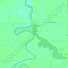 confluence of Red River of the North and Buffalo River topographic map, elevation, terrain