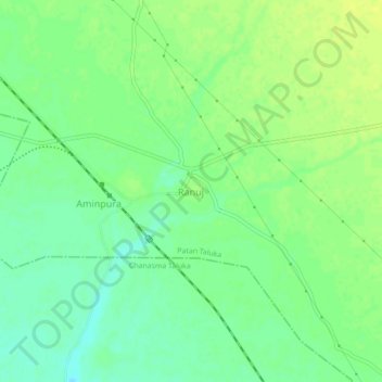 Ranuj topographic map, elevation, terrain