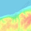 Ceiba Hueca topographic map, elevation, terrain