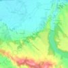 Rouch topographic map, elevation, terrain