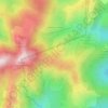 Canella topographic map, elevation, terrain