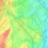 Clifton Border Hills topographic map, elevation, terrain