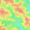 Club Forest topographic map, elevation, terrain