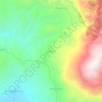 Nithavris topographic map, elevation, terrain