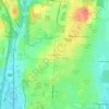 Mount Pleasant topographic map, elevation, terrain