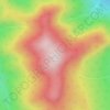 Mount Hale topographic map, elevation, terrain