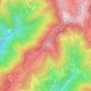 Wildkogel topographic map, elevation, terrain