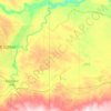 Enterprise topographic map, elevation, terrain