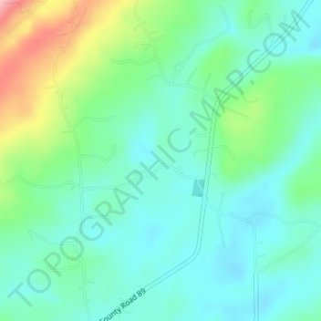 Camp Sequoyah Dam topographic map, elevation, terrain