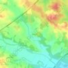 Bourgade topographic map, elevation, terrain