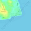 Pooc topographic map, elevation, terrain