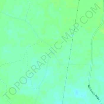 Bamburg topographic map, elevation, terrain