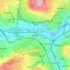 Saltaire topographic map, elevation, terrain