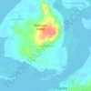 Santa Barbara topographic map, elevation, terrain