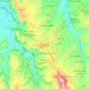 Pitseng topographic map, elevation, terrain