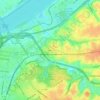 Clifton topographic map, elevation, terrain