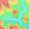 Křížákový Pete topographic map, elevation, terrain