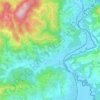 Slake topographic map, elevation, terrain