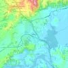 Pokeno topographic map, elevation, terrain