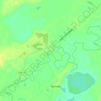 Свидерск topographic map, elevation, terrain