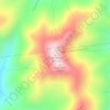 Dix Mountain topographic map, elevation, terrain