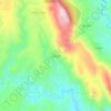 Rabacinas topographic map, elevation, terrain