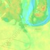 Bocas de Agua Bonita topographic map, elevation, terrain