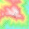 Cerro La Chapa topographic map, elevation, terrain