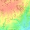 La Croix-Verte topographic map, elevation, terrain