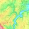 La Ville Goudelin topographic map, elevation, terrain
