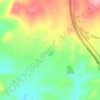 Coracho topographic map, elevation, terrain