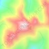 Black Mountain topographic map, elevation, terrain