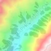 Chug topographic map, elevation, terrain