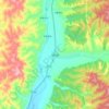 峪口镇 topographic map, elevation, terrain